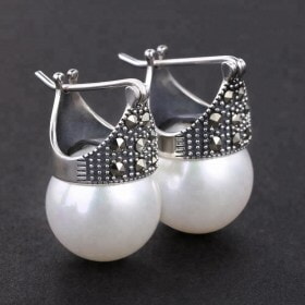 Vintage-Fashion-Fine-925-Jewelry-Drop-pearl (2)